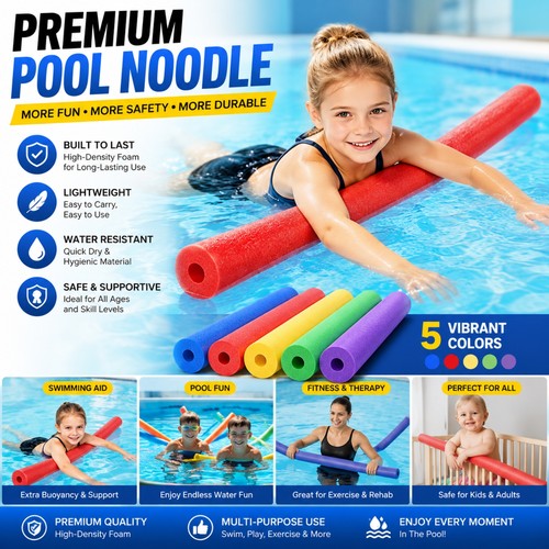 Pool foam noodles - pool, swimming