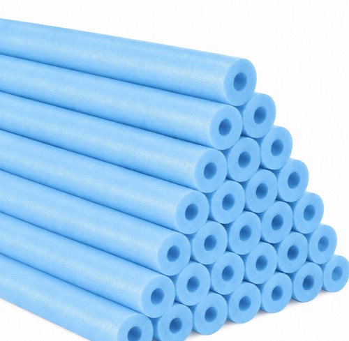 Blue hollow pool noodle - blue, foam
