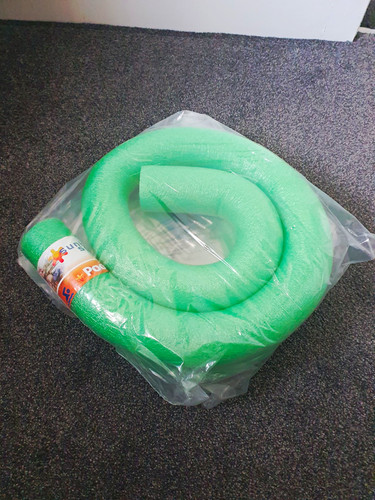Green pool noodle - green,