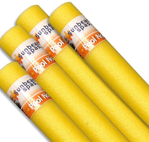 Yellow swimming pool noodle - 4x,